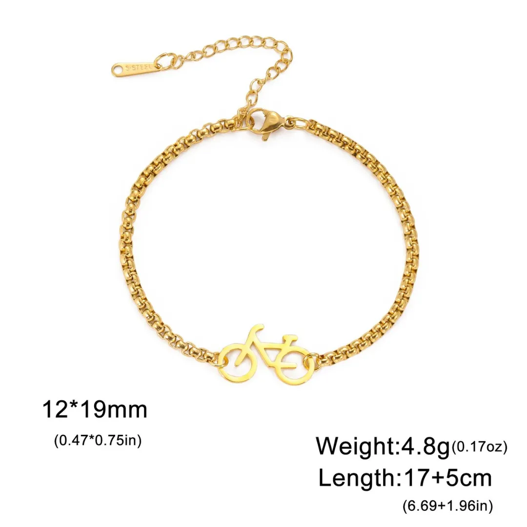 Cycolinks Rope Bicycle Pendant Bracelet
