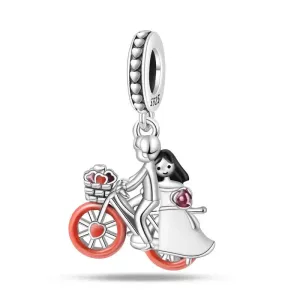 Cycolinks Wedding Ride Sterling Silver Bicycle Charm