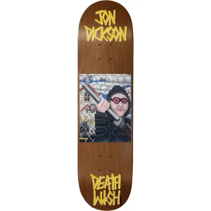 Deathwish Jon Dickson All Screwed Up Skateboard Deck 8.475"