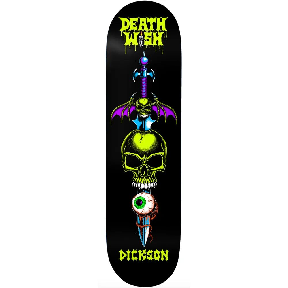 Deathwish Jon Dickson Forgotten Relics Skateboard Deck 8.25"