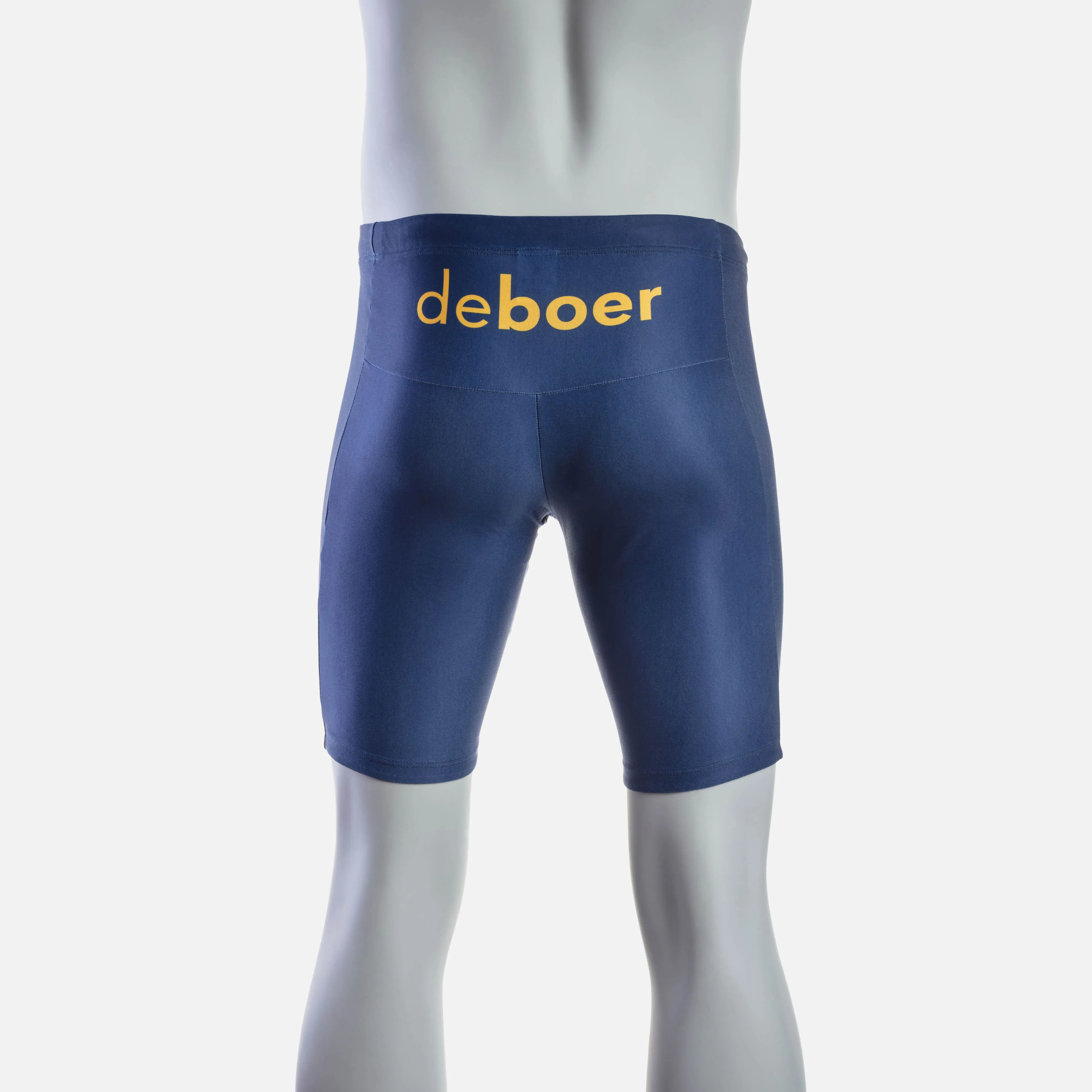 deboer lane swim jammer - navy & safran