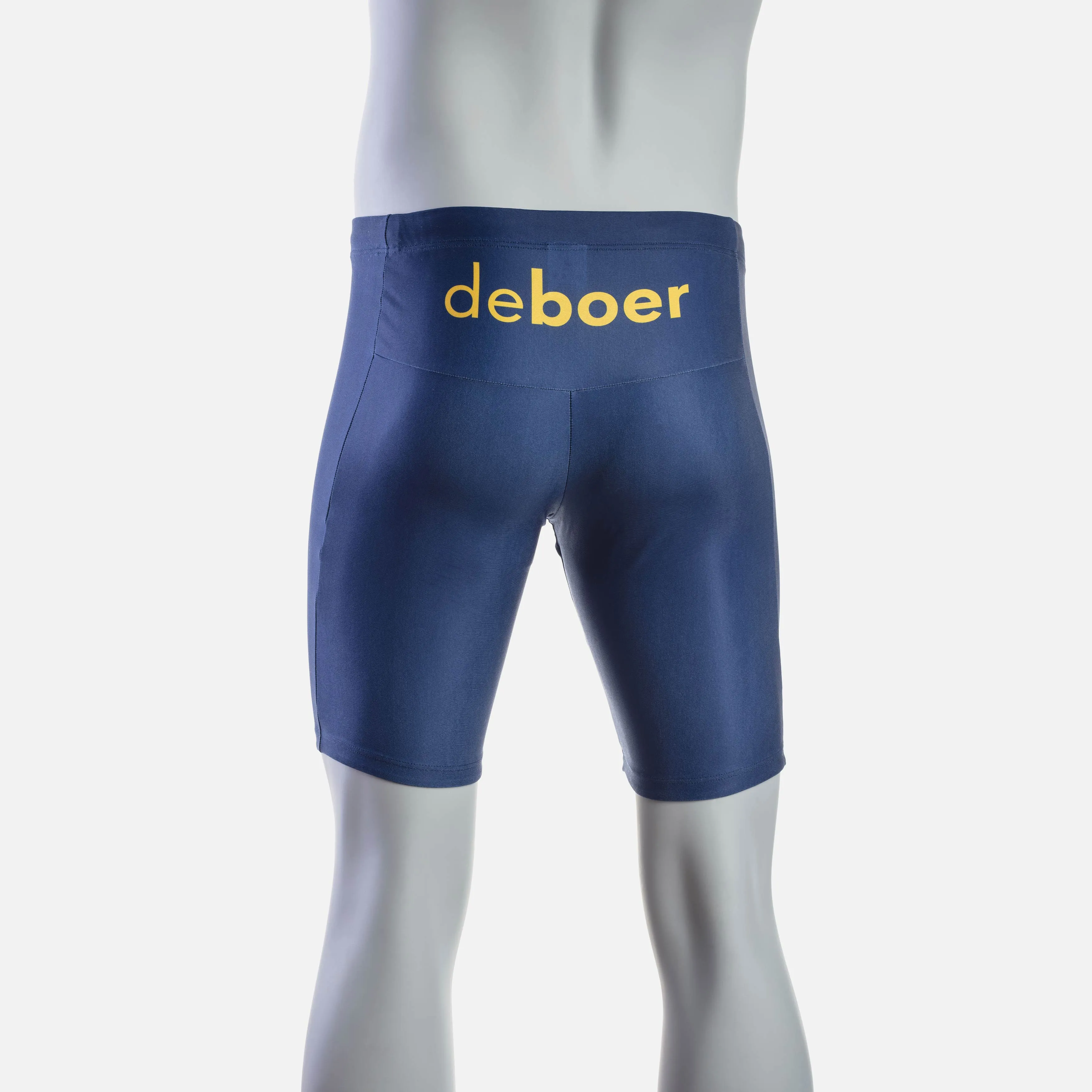 deboer lane swim jammer - navy & safran