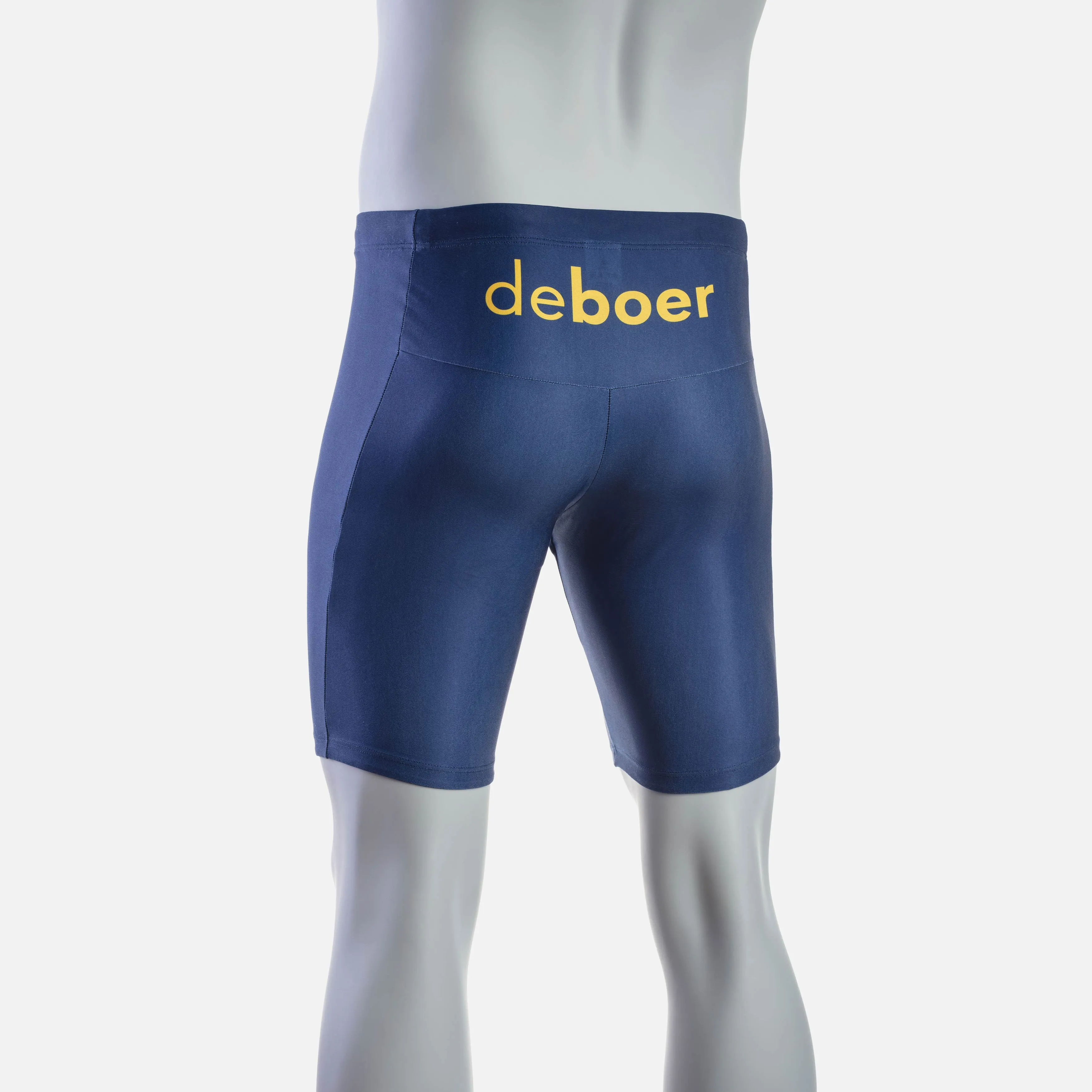 deboer lane swim jammer - navy & safran