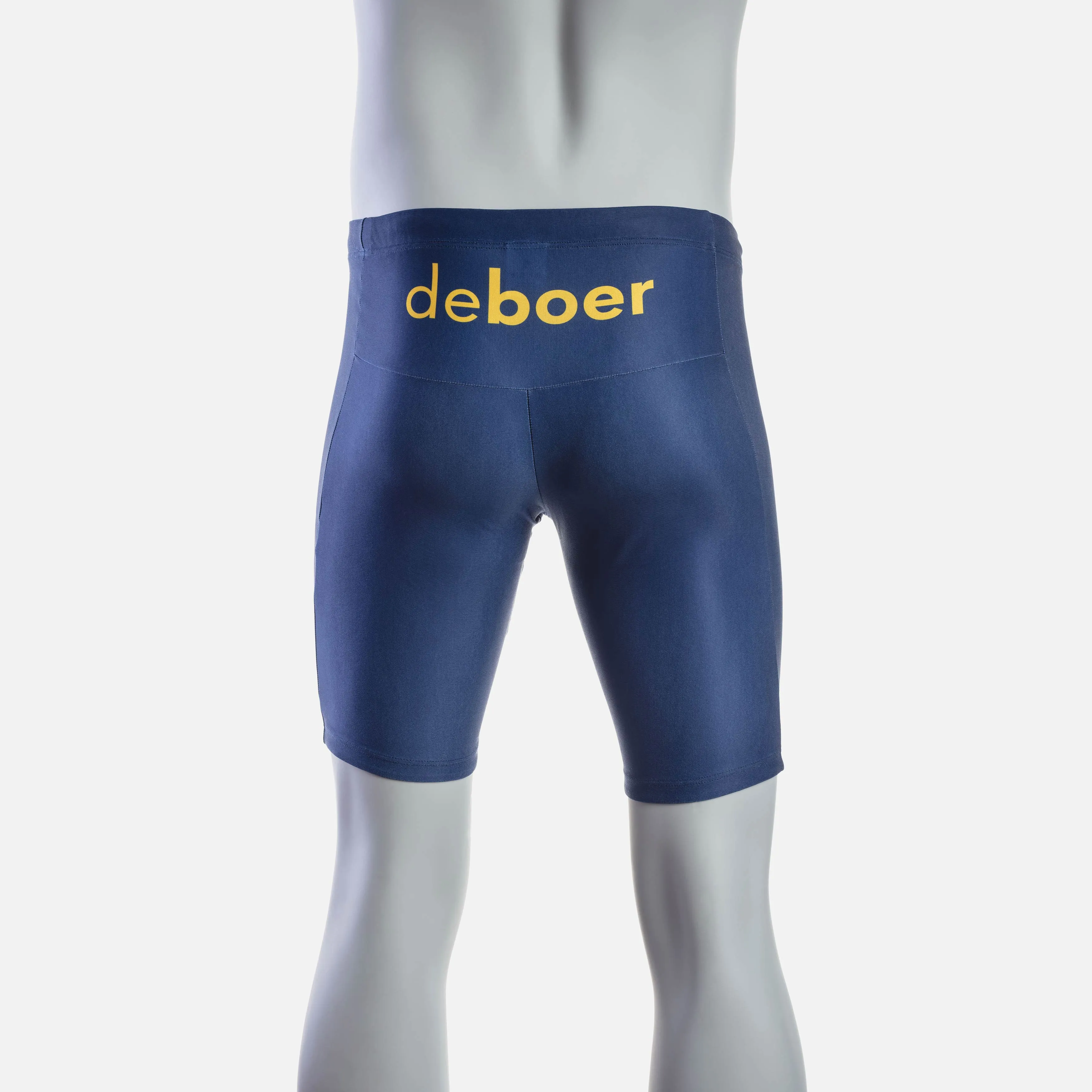 deboer lane swim jammer - navy & safran