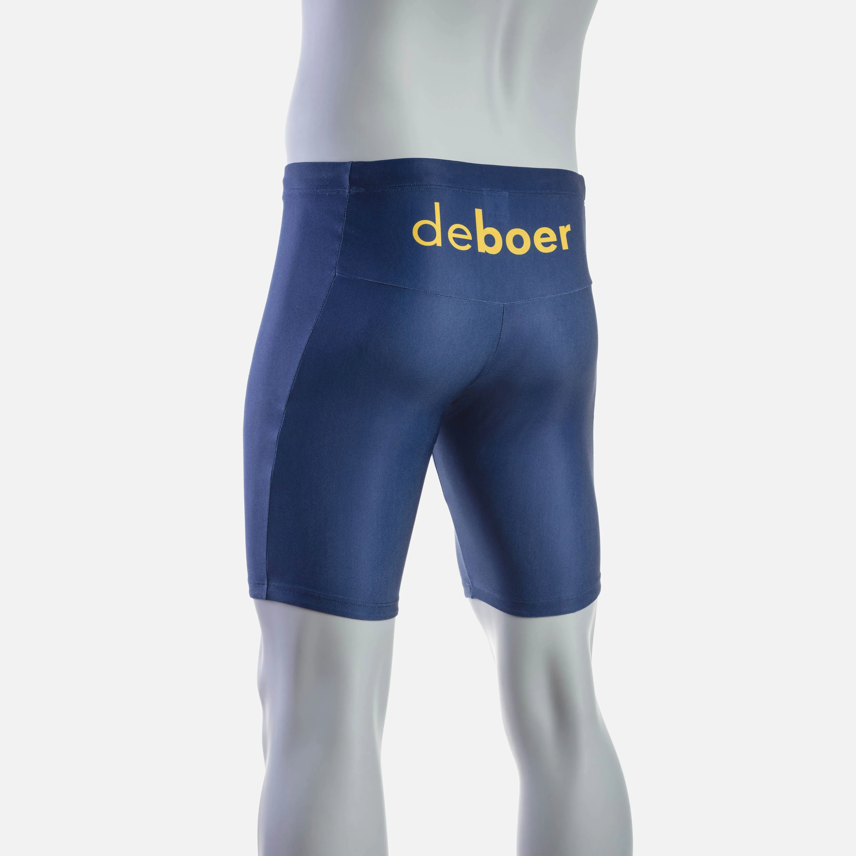 deboer lane swim jammer - navy & safran