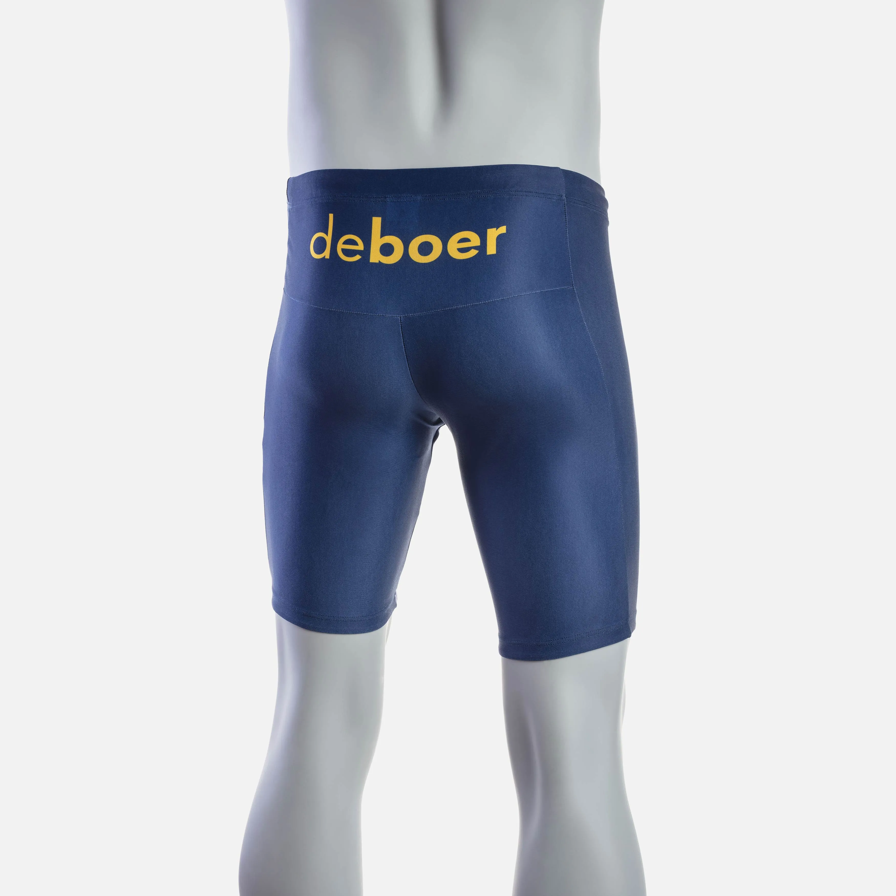 deboer lane swim jammer - navy & safran