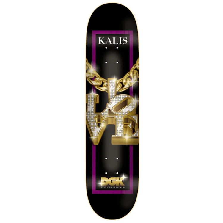 DGK Skateboards Iced Kalis Skateboard Deck 8"