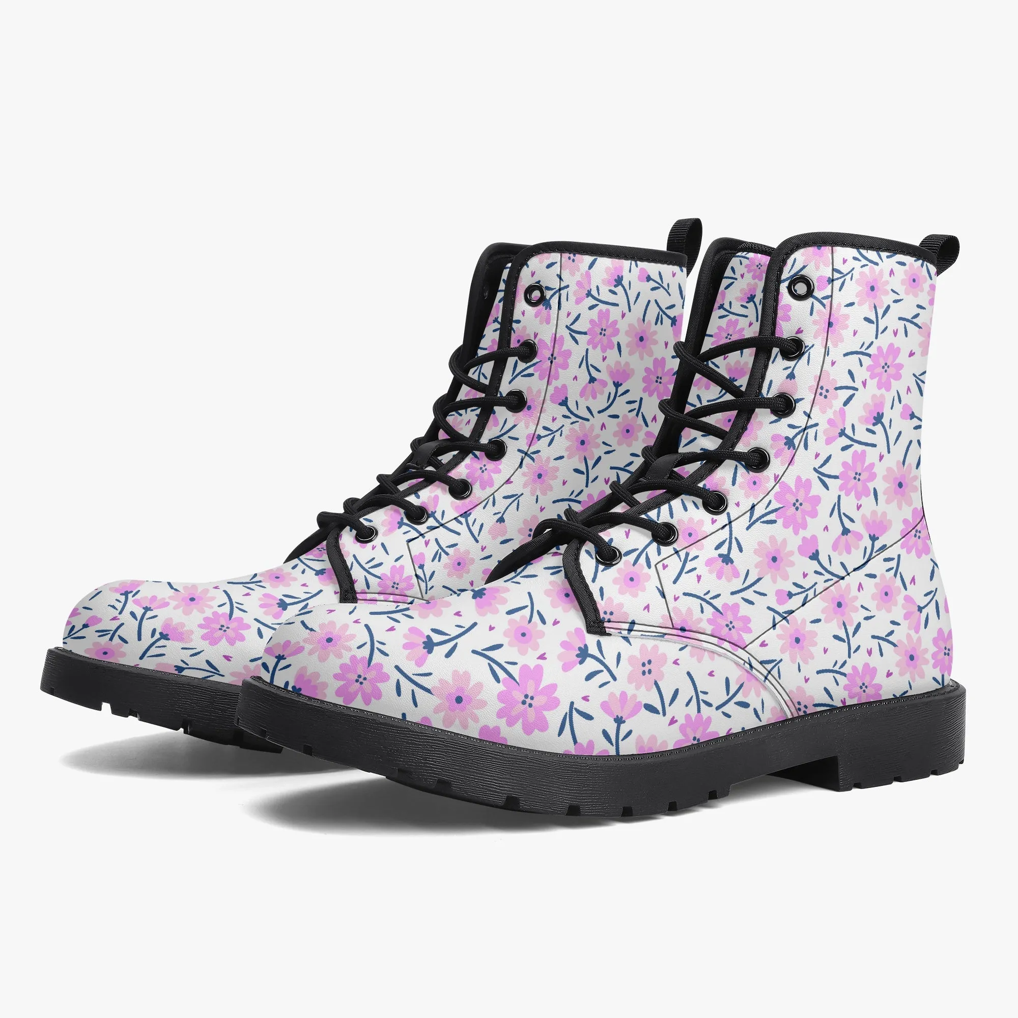 Ditsy Pink Flowers