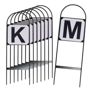 Dressage Letters with Wire Frame set of 8 - LOCAL PICKUP ITEM ONLY