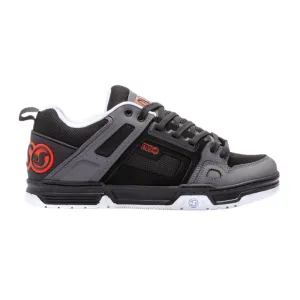 DVS Mens Comanche Skate Shoe - Black Charcoal Fiery Red