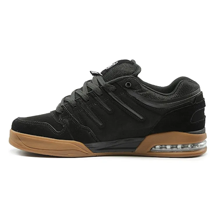 DVS Tycho Black/Black/White/Gum Nubuck Shoes