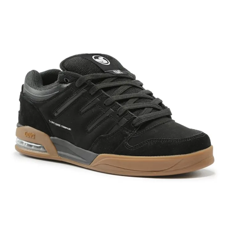 DVS Tycho Black/Black/White/Gum Nubuck Shoes