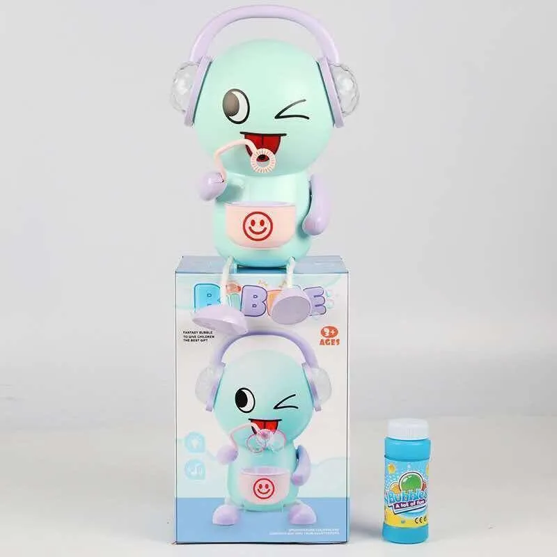 Emoticon Bubble Machine Children Fully Automatic Electric Music