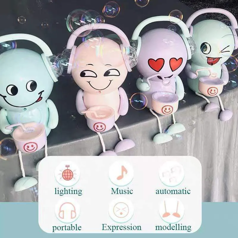Emoticon Bubble Machine Children Fully Automatic Electric Music