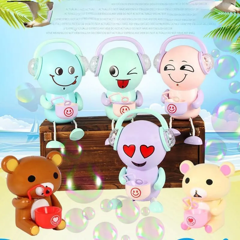 Emoticon Bubble Machine Children Fully Automatic Electric Music