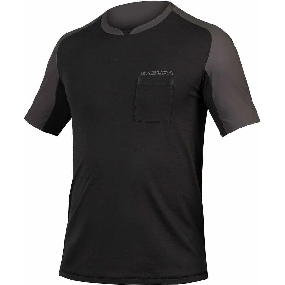 Endura GV500 Foyle Tech Short Sleeve Mens Cycling Jersey - Black