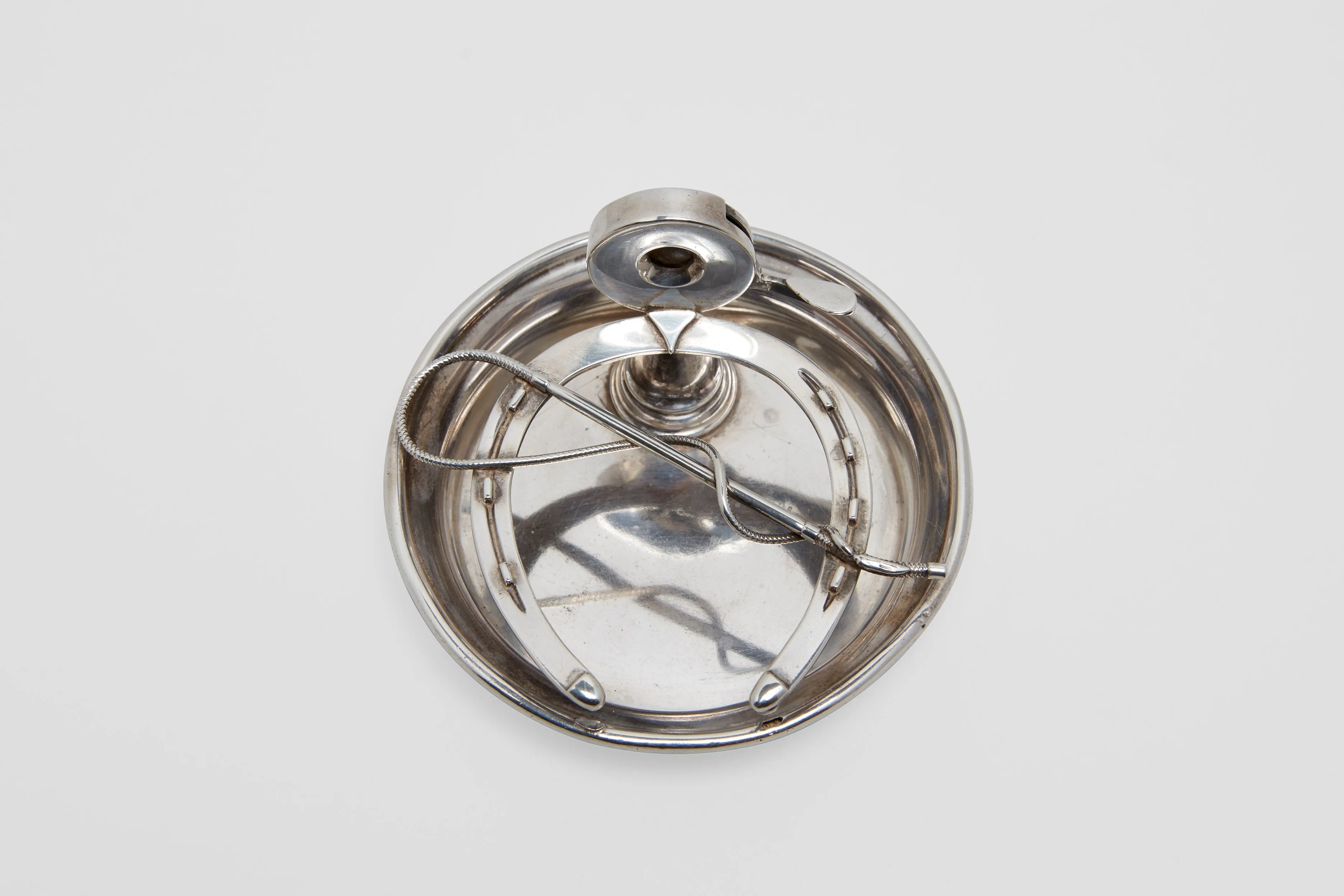 Equestrian Ash Tray & Cigar Cutter
