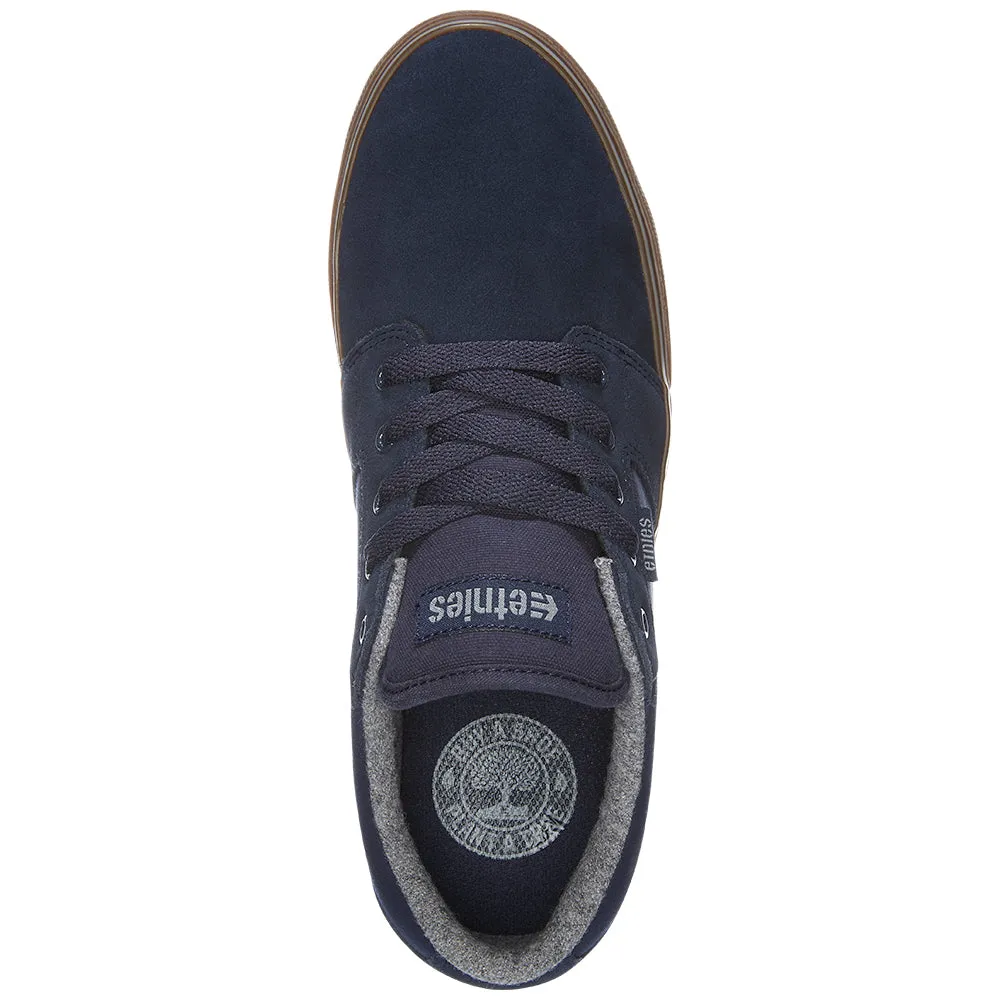 ETNIES BARGE LS [DARK BLUE/GUM] SHOES