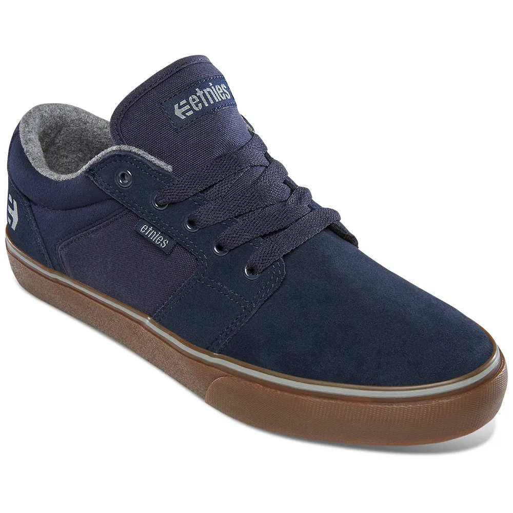 ETNIES BARGE LS [DARK BLUE/GUM] SHOES