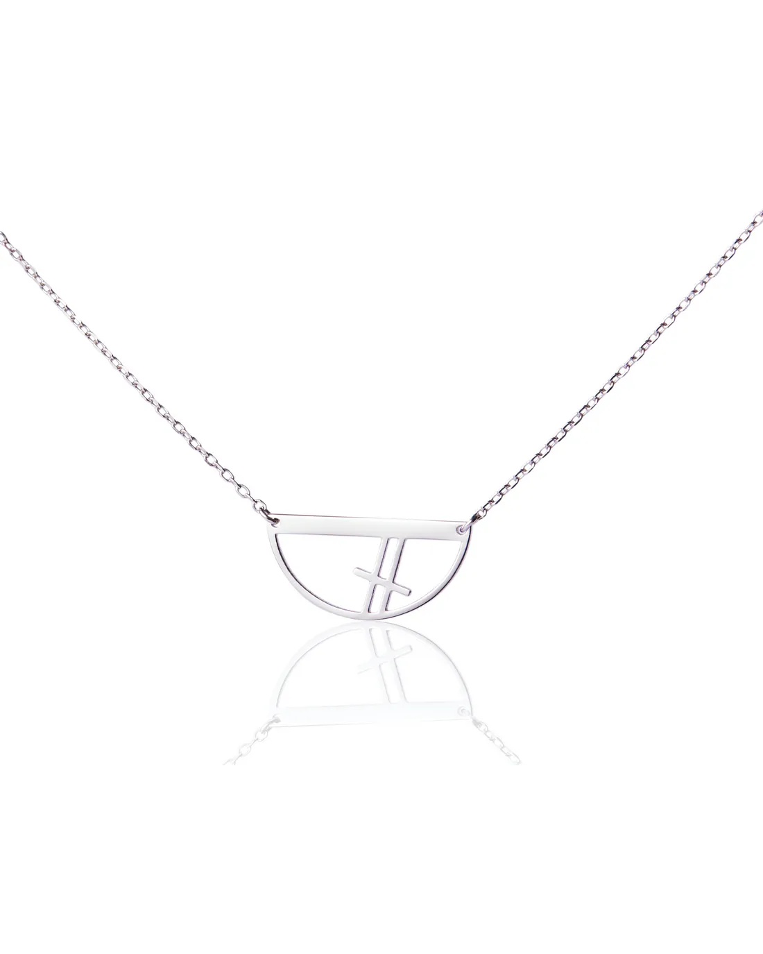 Ever Jewellery Free Throw Necklace - Silver