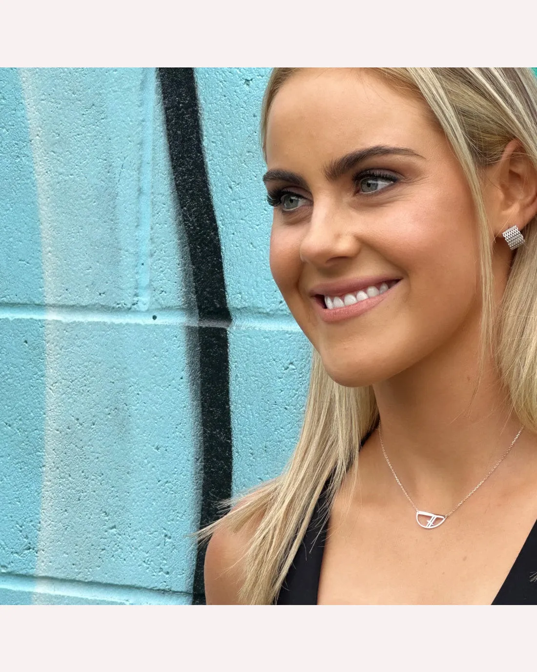 Ever Jewellery Free Throw Necklace - Silver