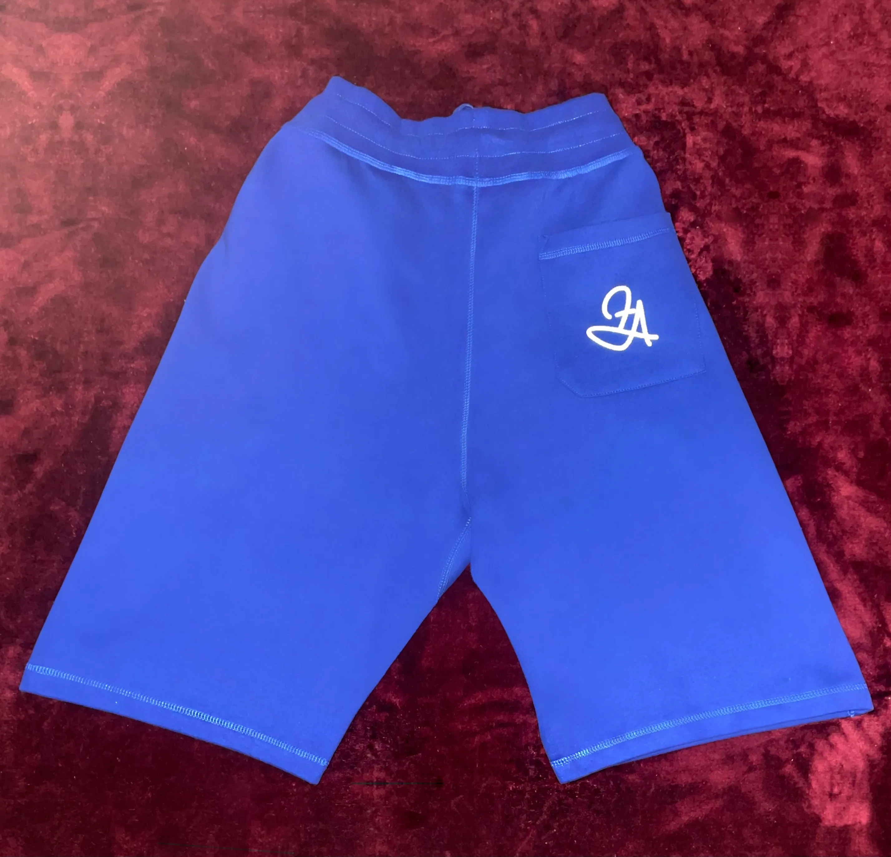 Fallon Aurielle Unisex Signature 3 Piece Birmingham Rep Yo Set Short Set (Royal Blue & White)