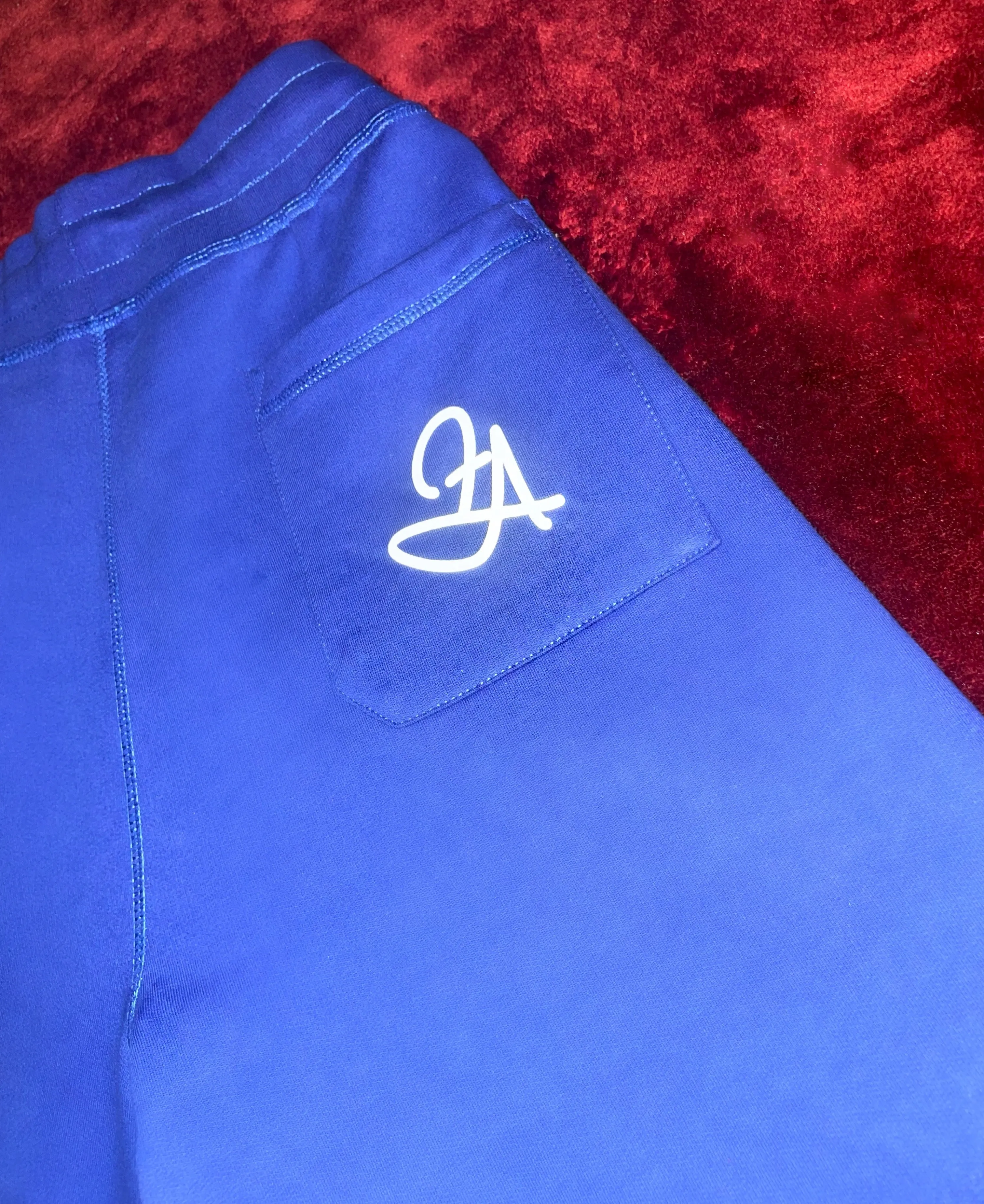 Fallon Aurielle Unisex Signature 3 Piece Birmingham Rep Yo Set Short Set (Royal Blue & White)