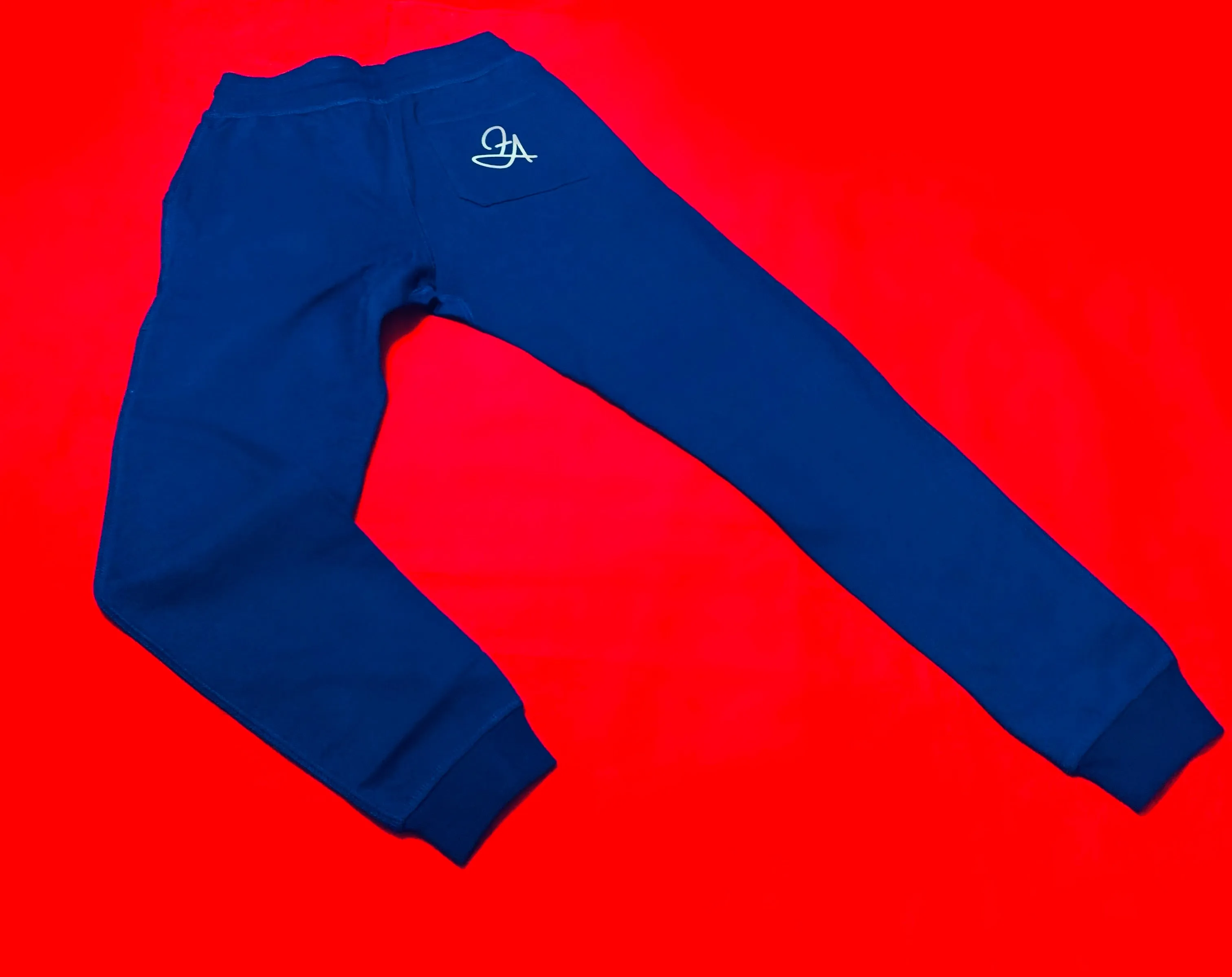 Fallon Aurielle Unisex Signature Joggers (Royal Blue & Holographic)