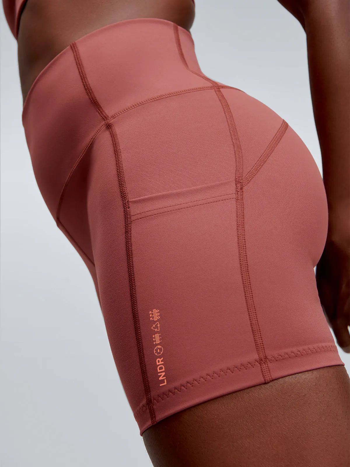 FATAL ATTRACTION RECYCLED 6" Bike Short Red Clay