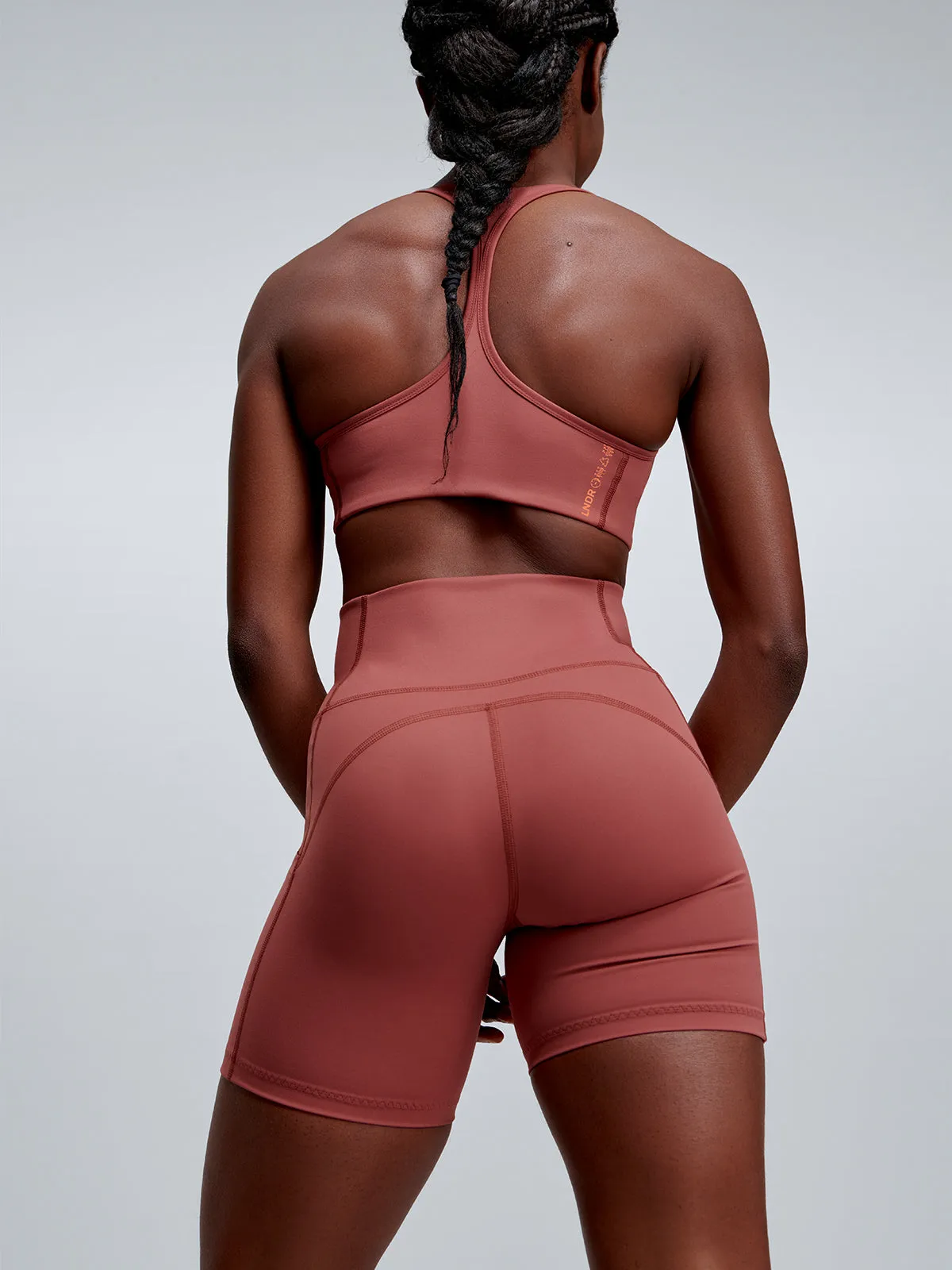 FATAL ATTRACTION RECYCLED 6" Bike Short Red Clay