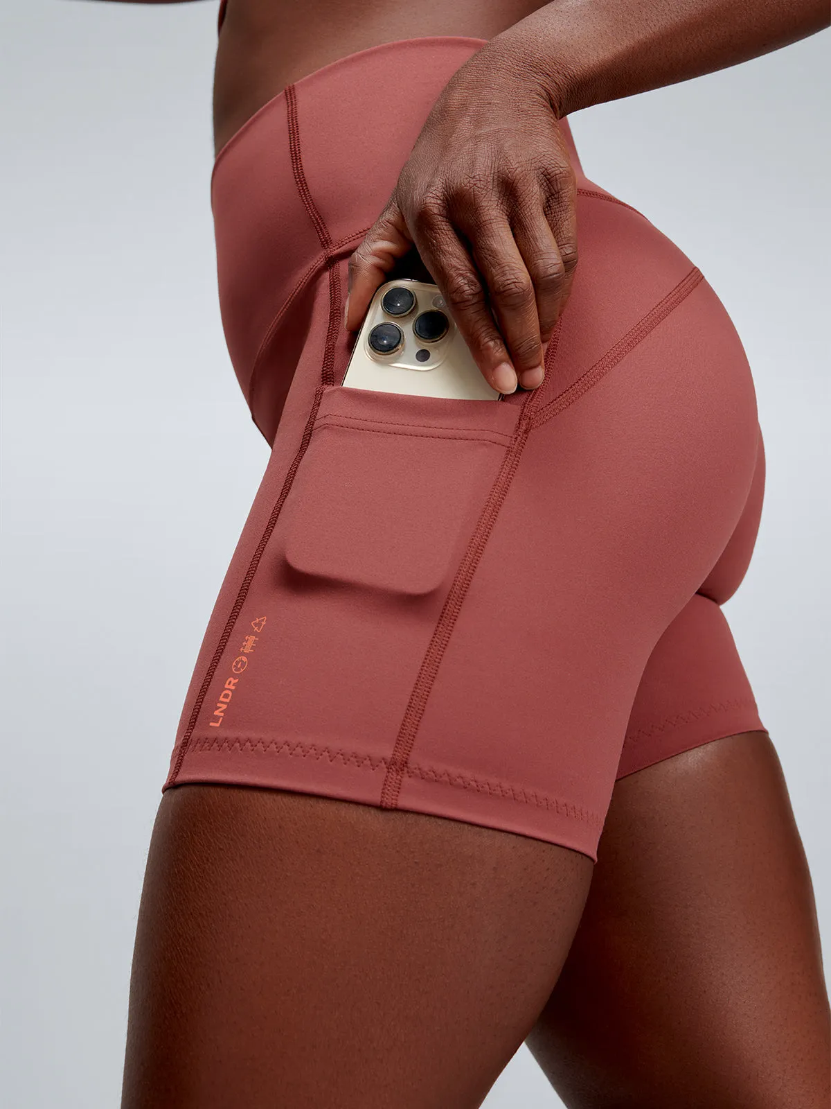 FATAL ATTRACTION RECYCLED 6" Bike Short Red Clay