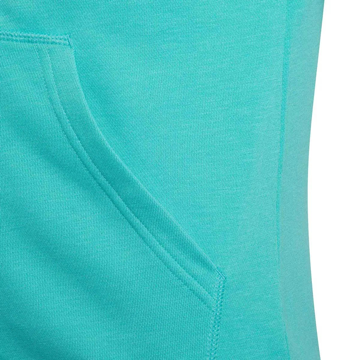 FELPA TUTA BIMBA ADIDAS LOGO BAMBINA JUNIOR HOODIE VERDE