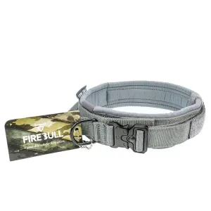 Fire Bull Dog Collar and Leash Set