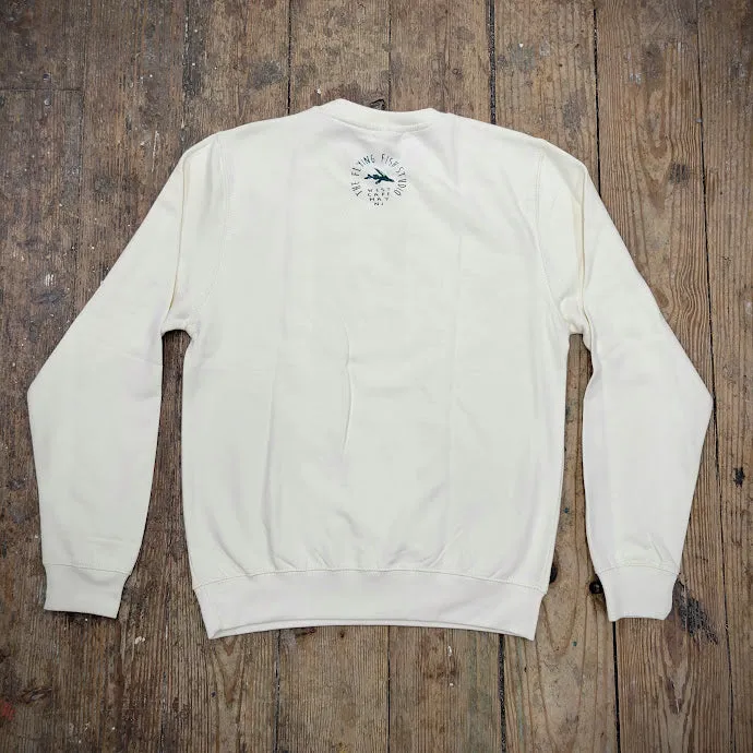 Fish on a Skateboard Crewneck Sweatshirt