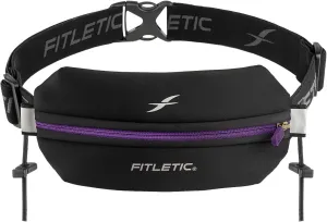 Fitletic Neo Racing Running Belt / Waist Pack - Black/Purple
