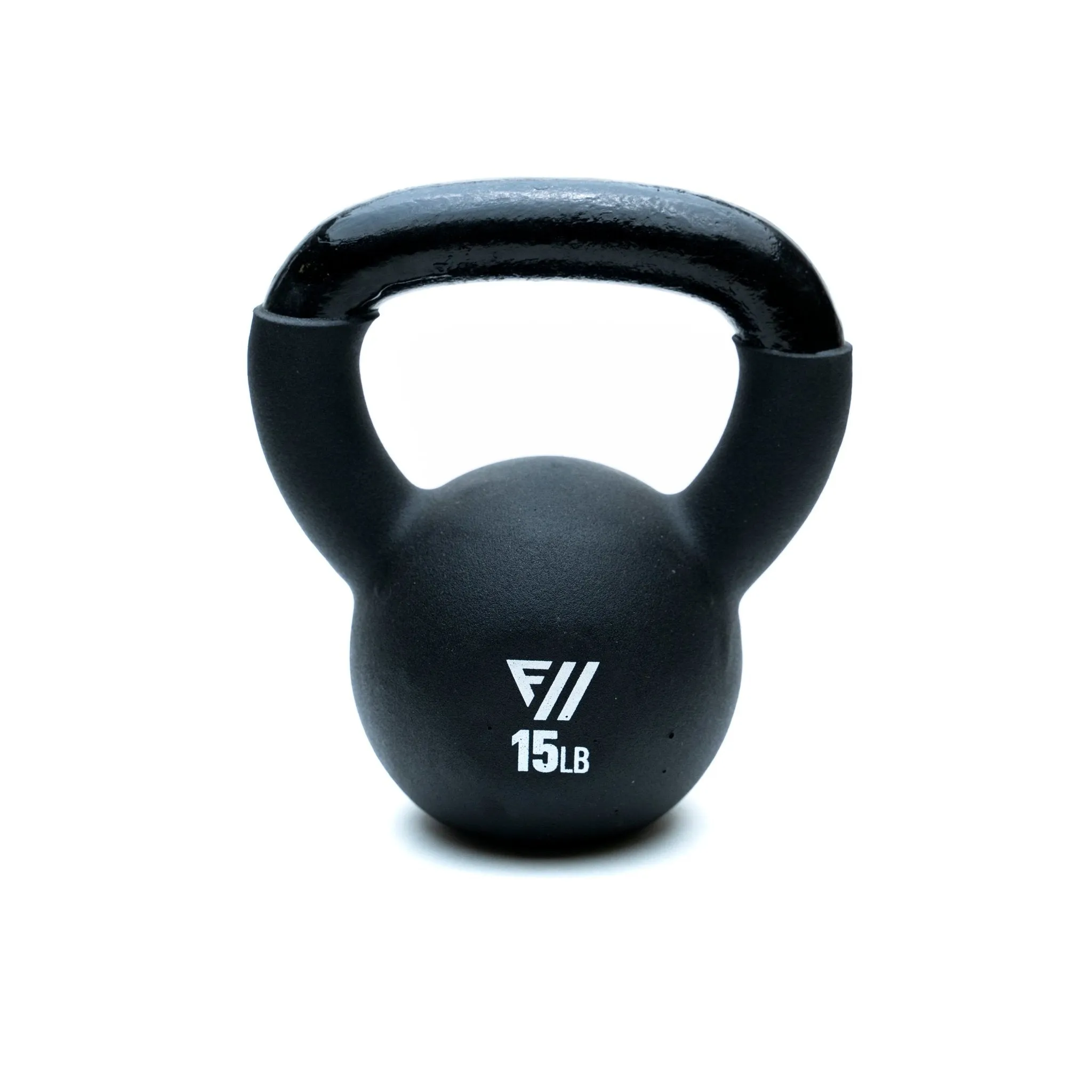 Fitway 15lb Black Neoprene Kettlebell