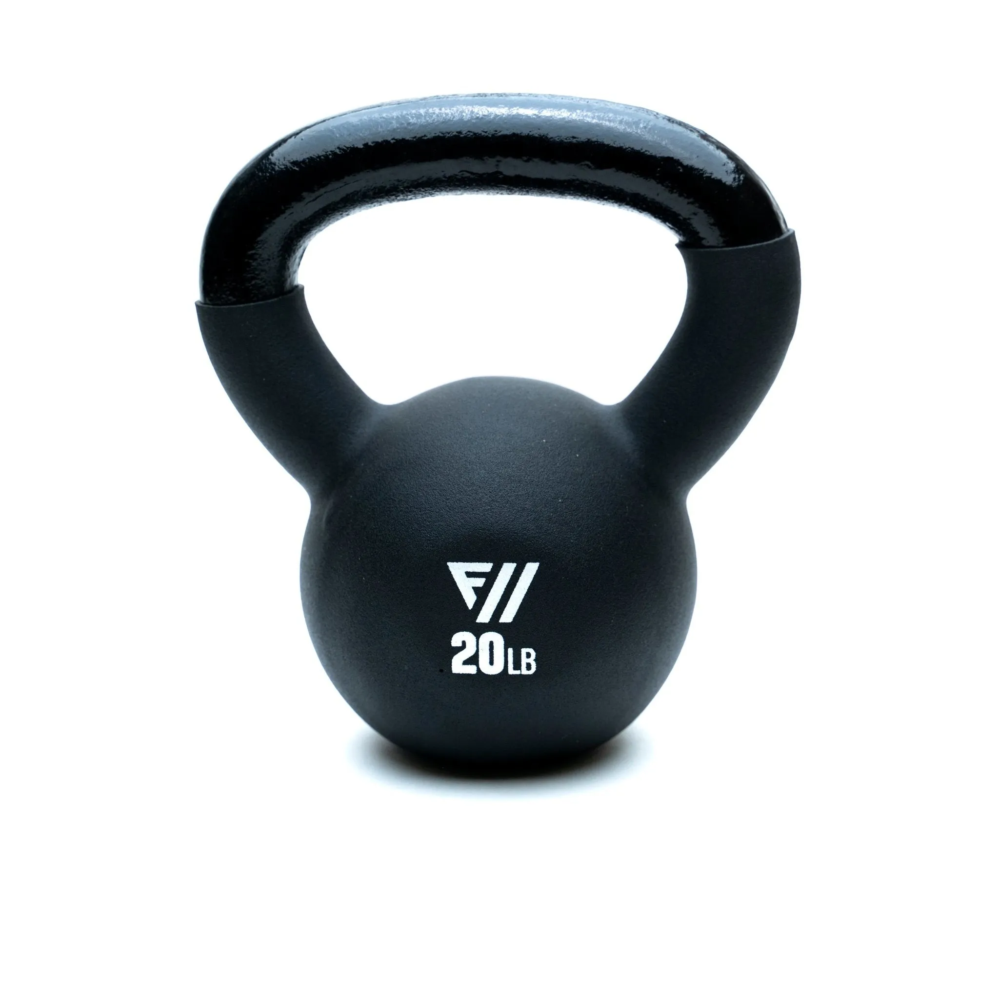 Fitway 20lb Black Neoprene Kettlebell