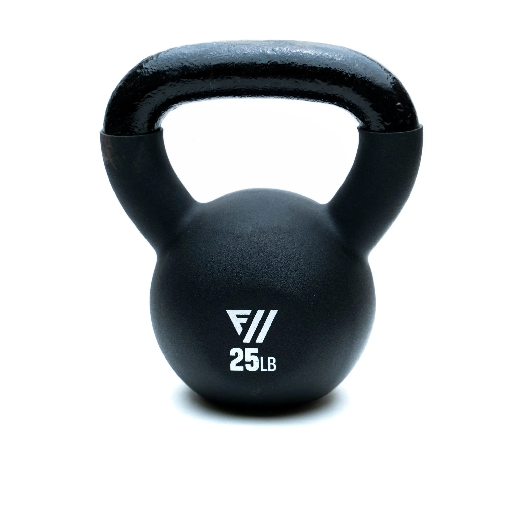 Fitway 25lb Black Neoprene Kettlebell