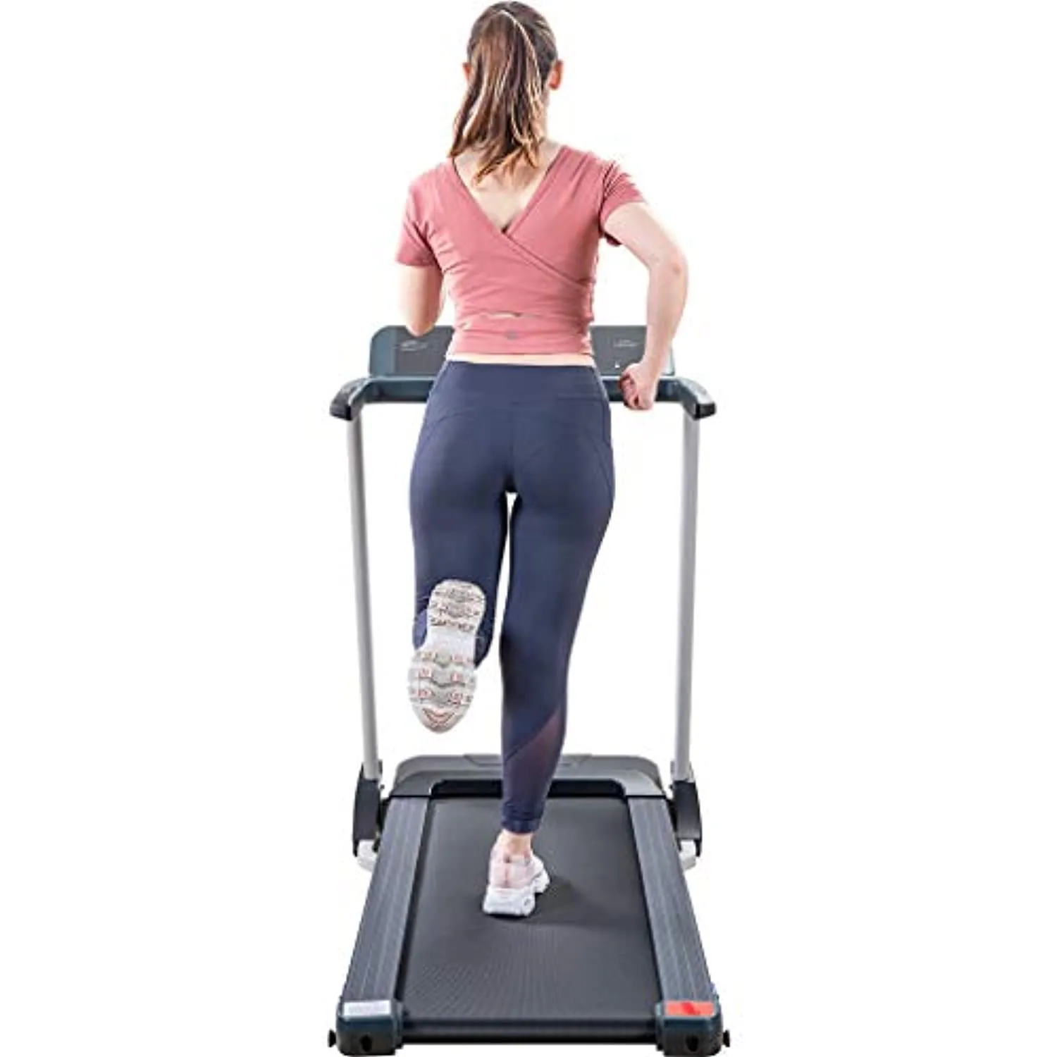 Folding Treadmill-Smart Treadmill with 3 Incline Options Speakers Bluetooth LED and Pulse Monitor Cardio Machine 264 LB Max Weight