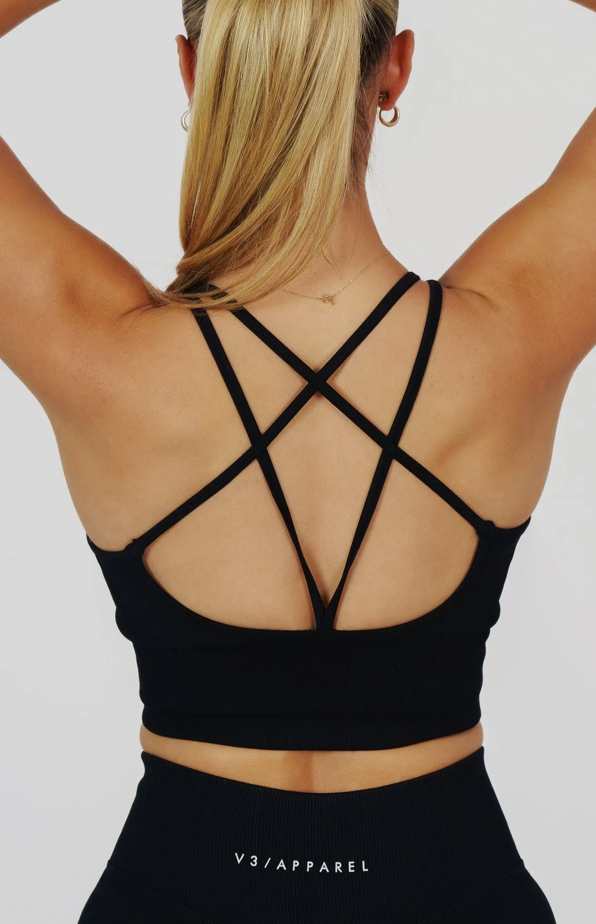 Form Seamless Scrunch Leggings & Sports Bra Set - Black