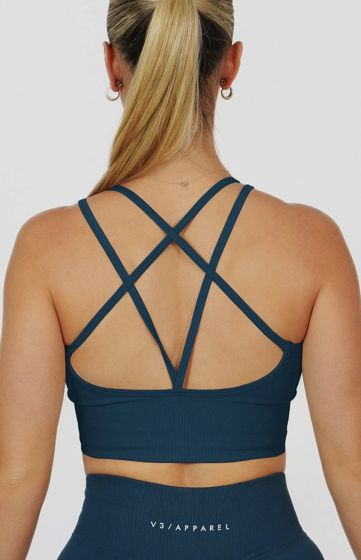 Form Seamless Scrunch Leggings & Sports Bra Set - Deep Turquoise