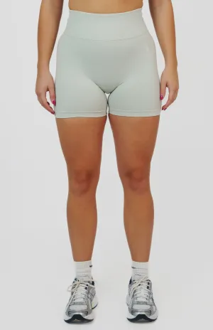 Form Seamless Scrunch Shorts - Light Grey