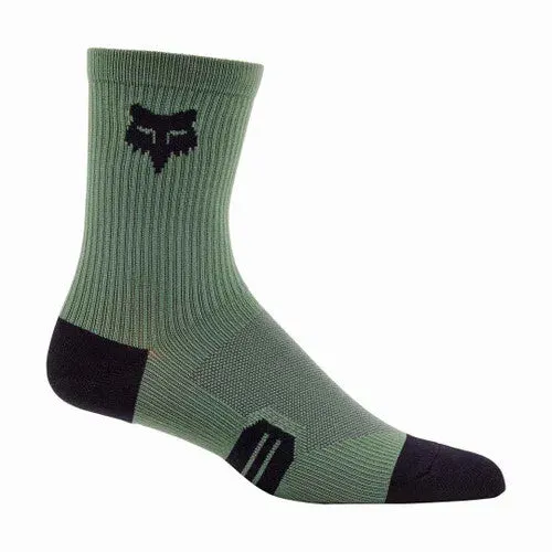 Fox 6" Ranger Socks Hunter Green