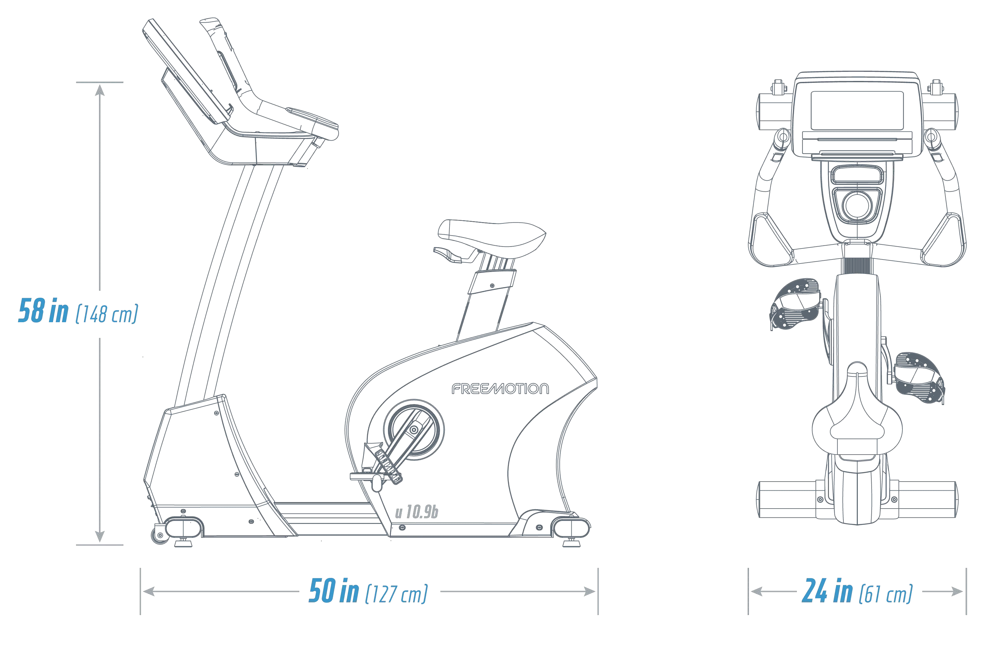 FreeMotion u10.9b Upright Bike