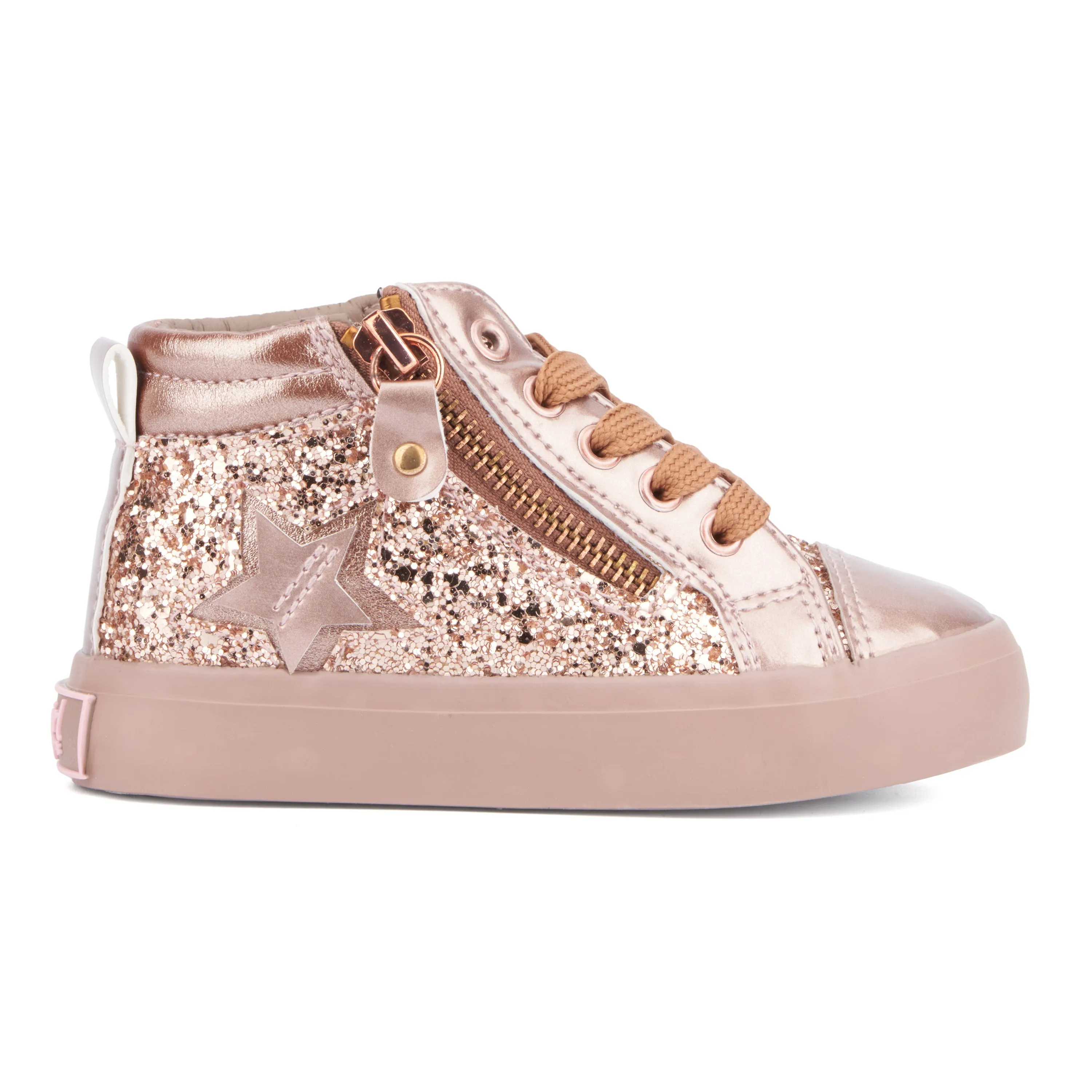 Girl's Toddler Star High Top Sneaker