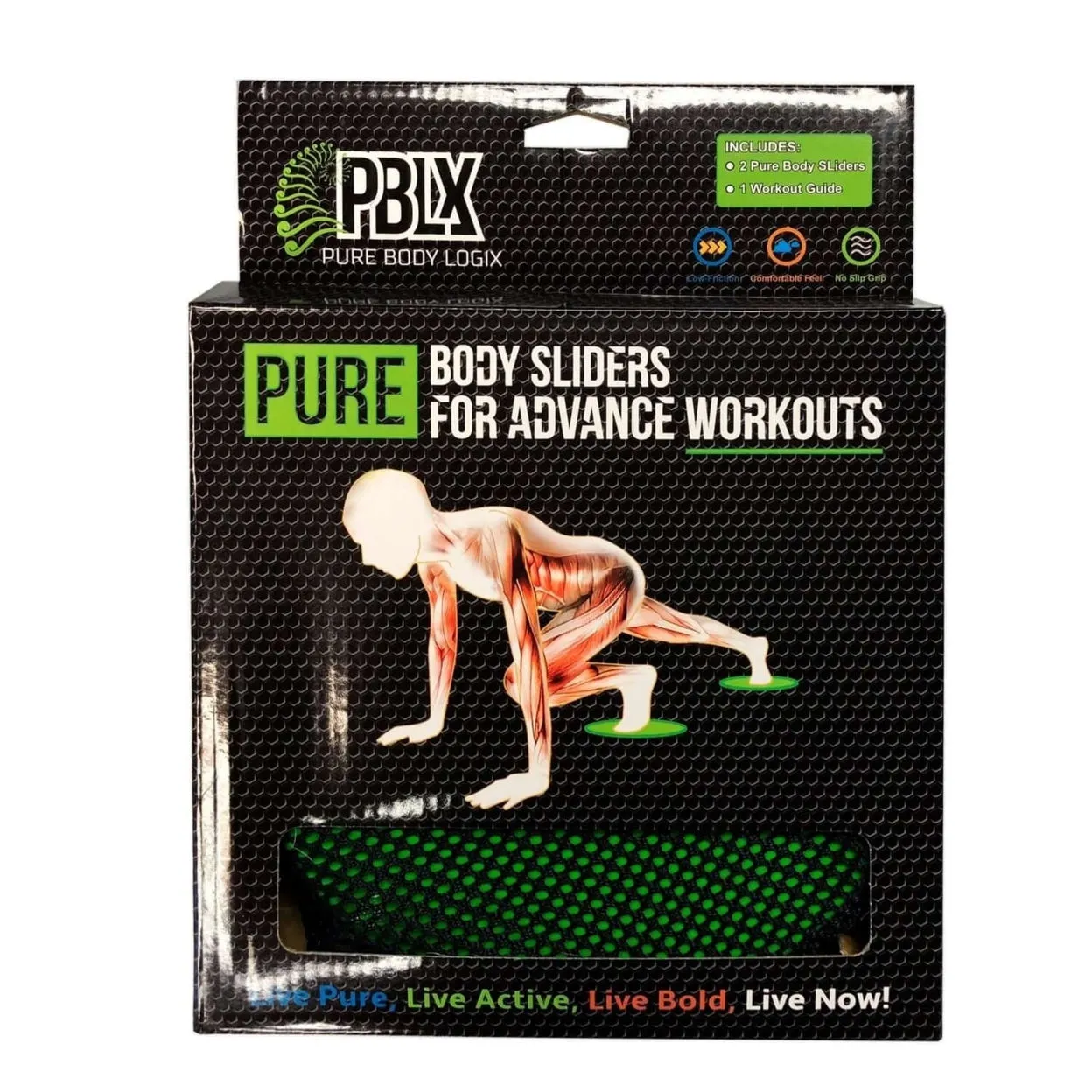 Gliders Set With Workout Booklet