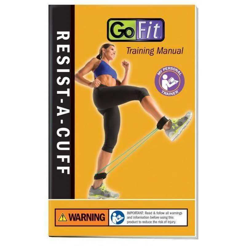 GOFIT RESIT A CUFF LOWER BODY TUBE TRAINER LIGHT TO HEAVY RESISTANCE