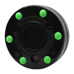 Green Biscuit Roller Hockey Puck