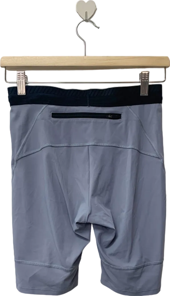 Gymshark Grey Cycling Shorts with Black Waistband UK S
