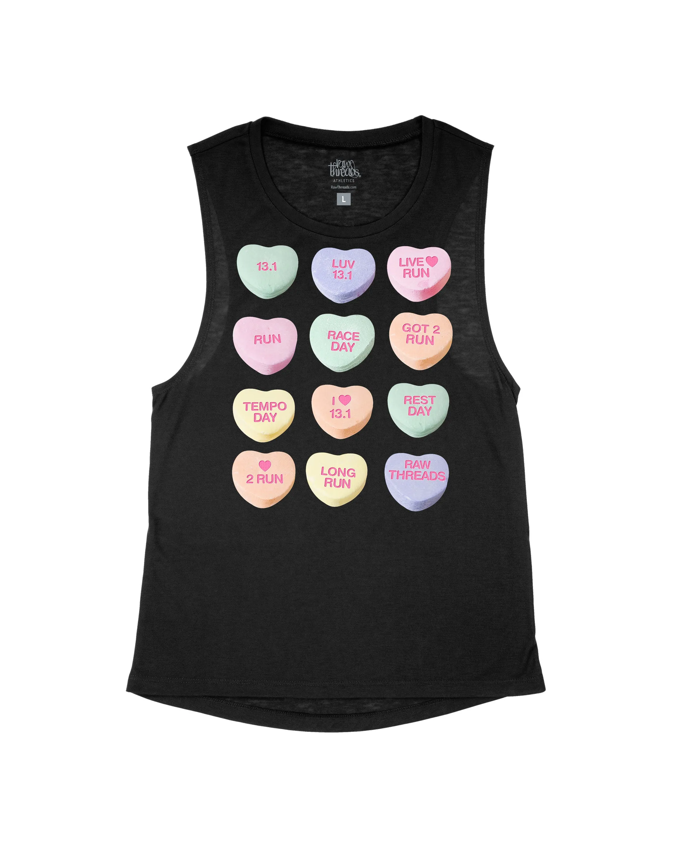 Half Marathoner's Candy Hearts